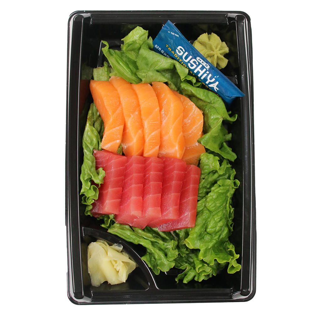 H-E-B Sushiya Tuna & Salmon Sashimi, 10 pc