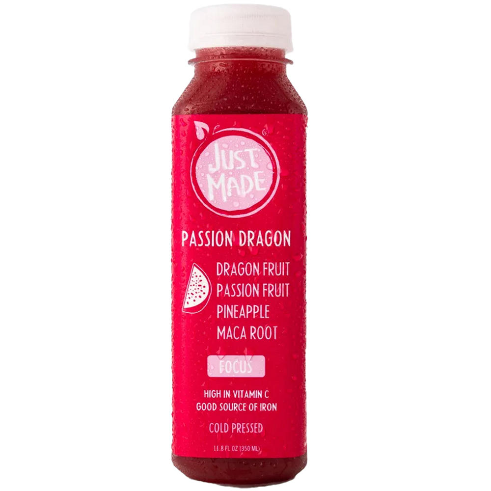 Just Made Passion Dragon Focus Cold-Pressed Juice, 11.8 fl oz