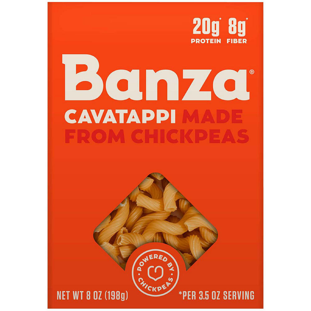 Banza 23g Protein Chickpea Cavatappi Pasta, 8 oz