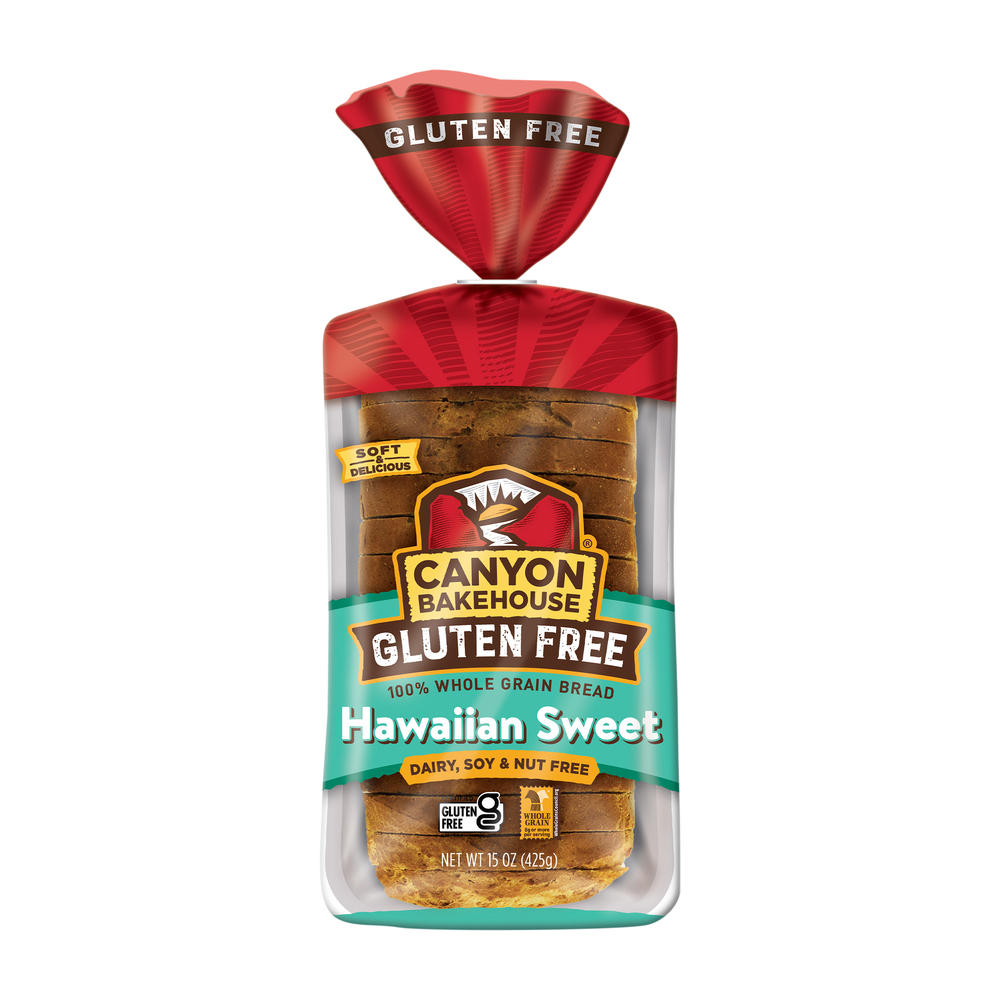Canyon Bakehouse Gluten Free Hawaiian Sweet Sliced Bread, 15 oz