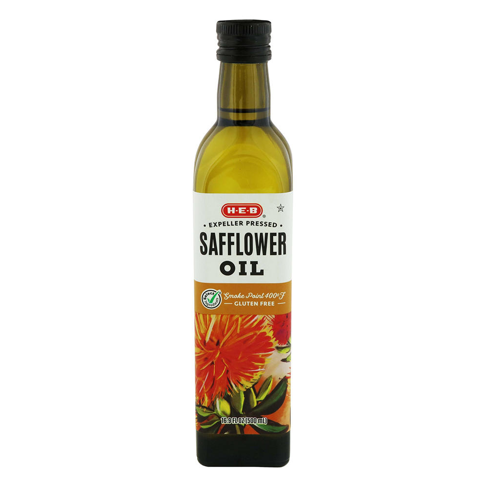 H-E-B Select Ingredient Expeller Pressed Safflower Oil, 500 mL