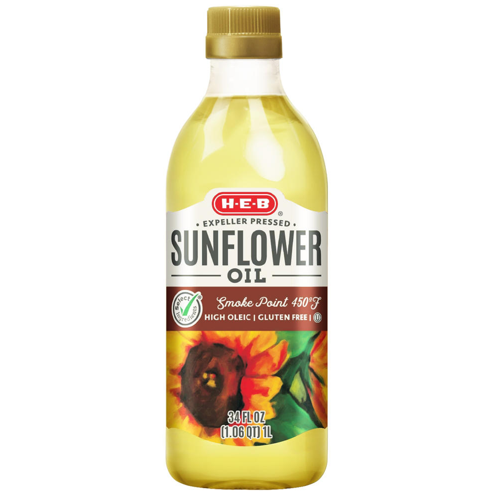 H-E-B Sunflower Oil, 1 L