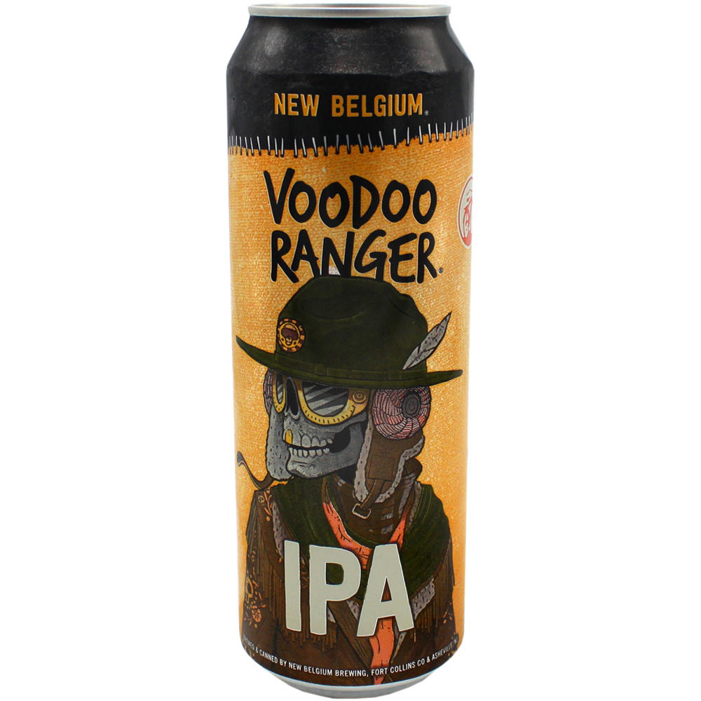 New Belgium Voodoo Ranger IPA Craft Beer Can, 19.2 oz