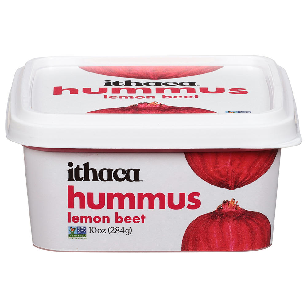Ithaca Lemon Beet Hummus, 10 oz