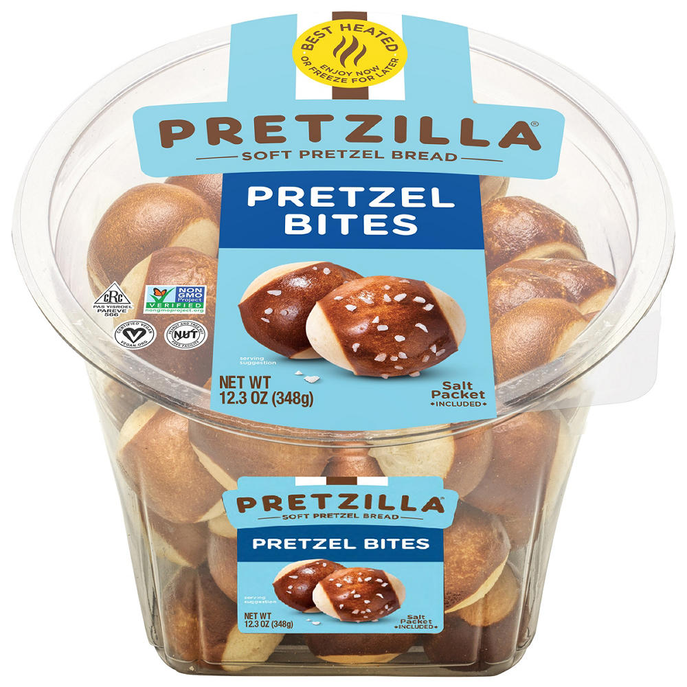 PRETZILLA Soft Pretzel Bread Bites, 12.3 oz