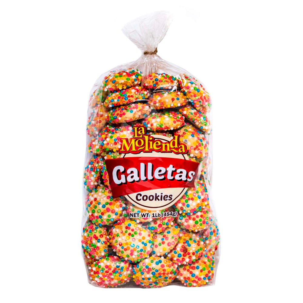La Molienda Galletas Grajeas, Sprinkle Cookies, 16 oz