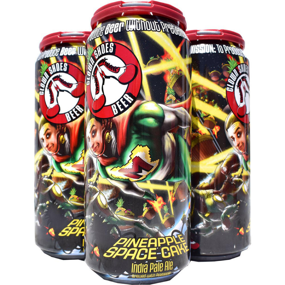 Clown Shoes Space Cake IPA Craft Beer 4 pk Cans, 16 oz