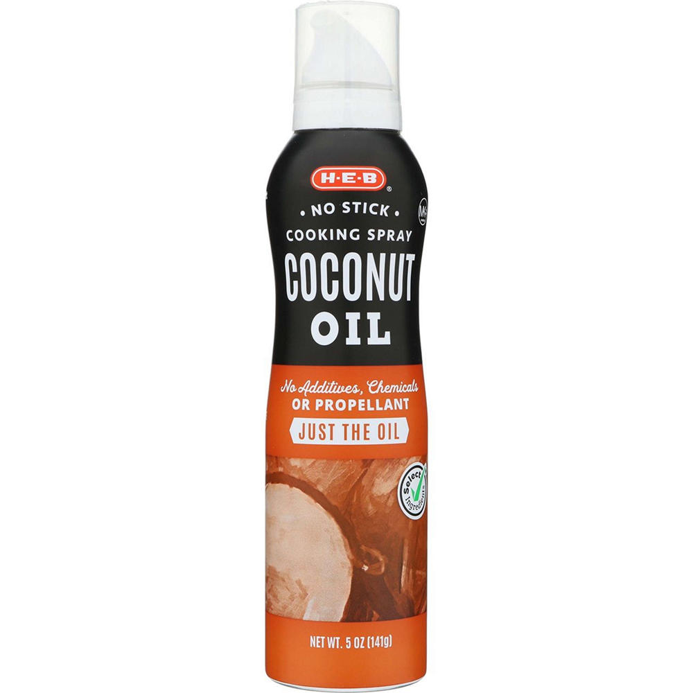 H-E-B No Stick Coconut Oil Spray, 5 oz