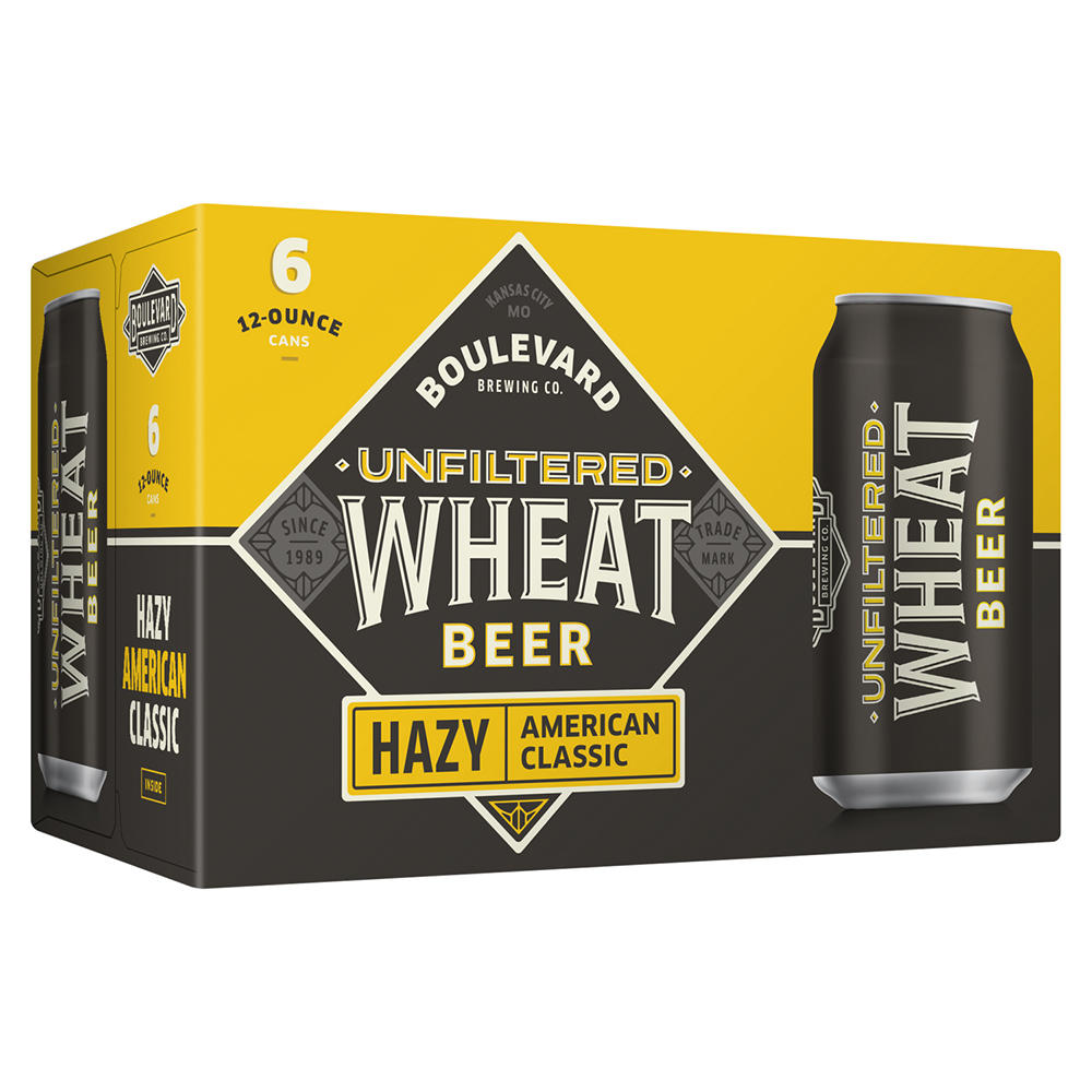 Boulevard Wheat Unfiltered Craft Beer 6 pk Bottles, 12 oz