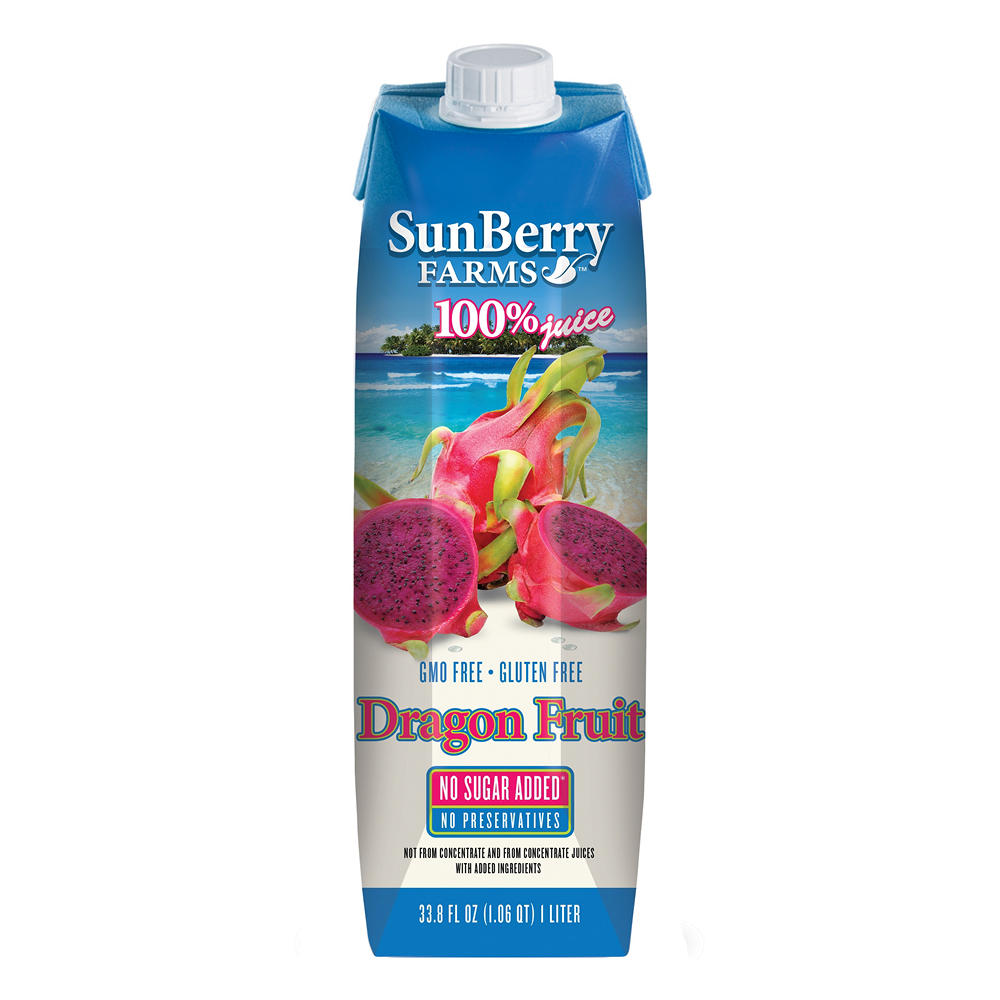 Sunberry Farms Dragon Fruit 100% Juice, 33.8 oz