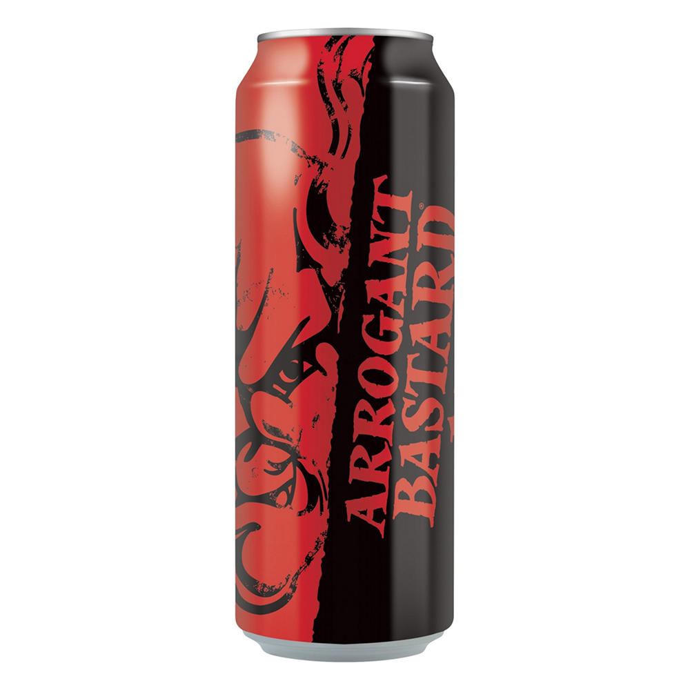 Stone Arrogant Bastard Ale Craft Beer Can, 19.2 oz