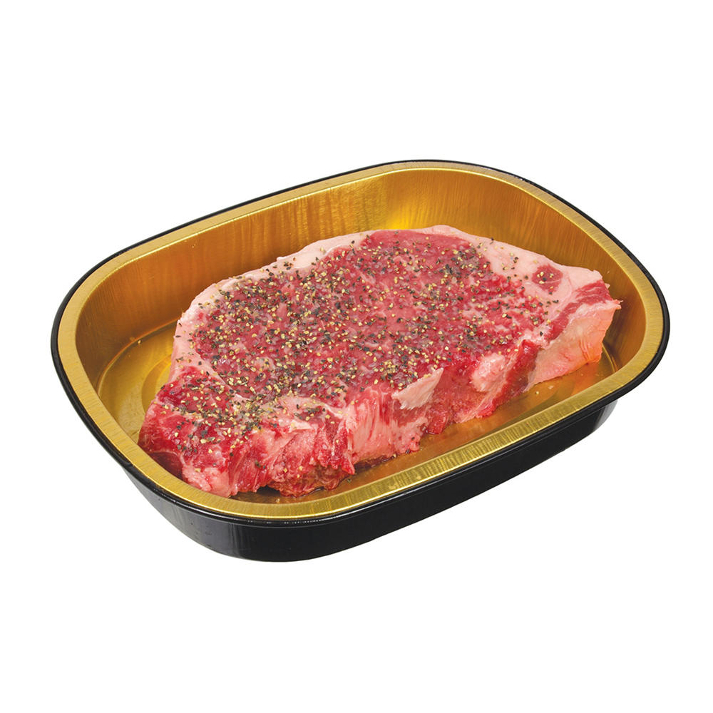 Meal Simple by H-E-B Seasoned Beef New York Strip Steak - USDA Prime, Avg. 0.64 lb
