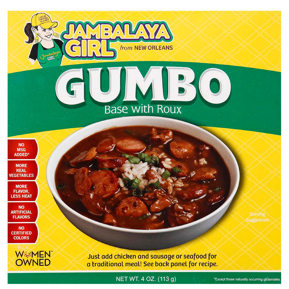 Jambalaya Girl Gumbo Base with Roux, 4 oz