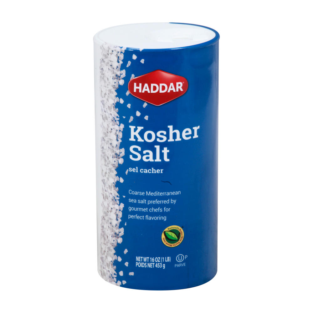 Haddar Kosher Kosher Salt, 16 oz