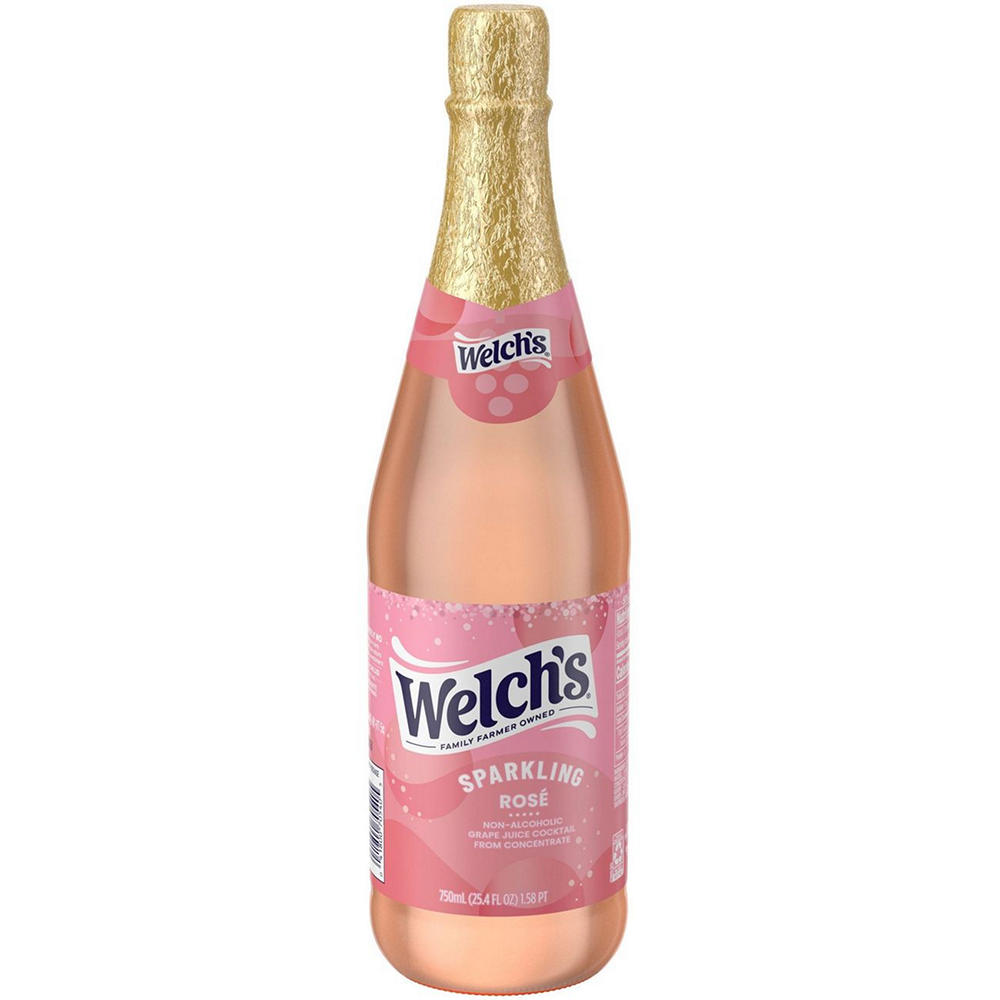 Welch's Non-Alcoholic Sparkling Rosé Grape Juice Cocktail, 25.4 oz