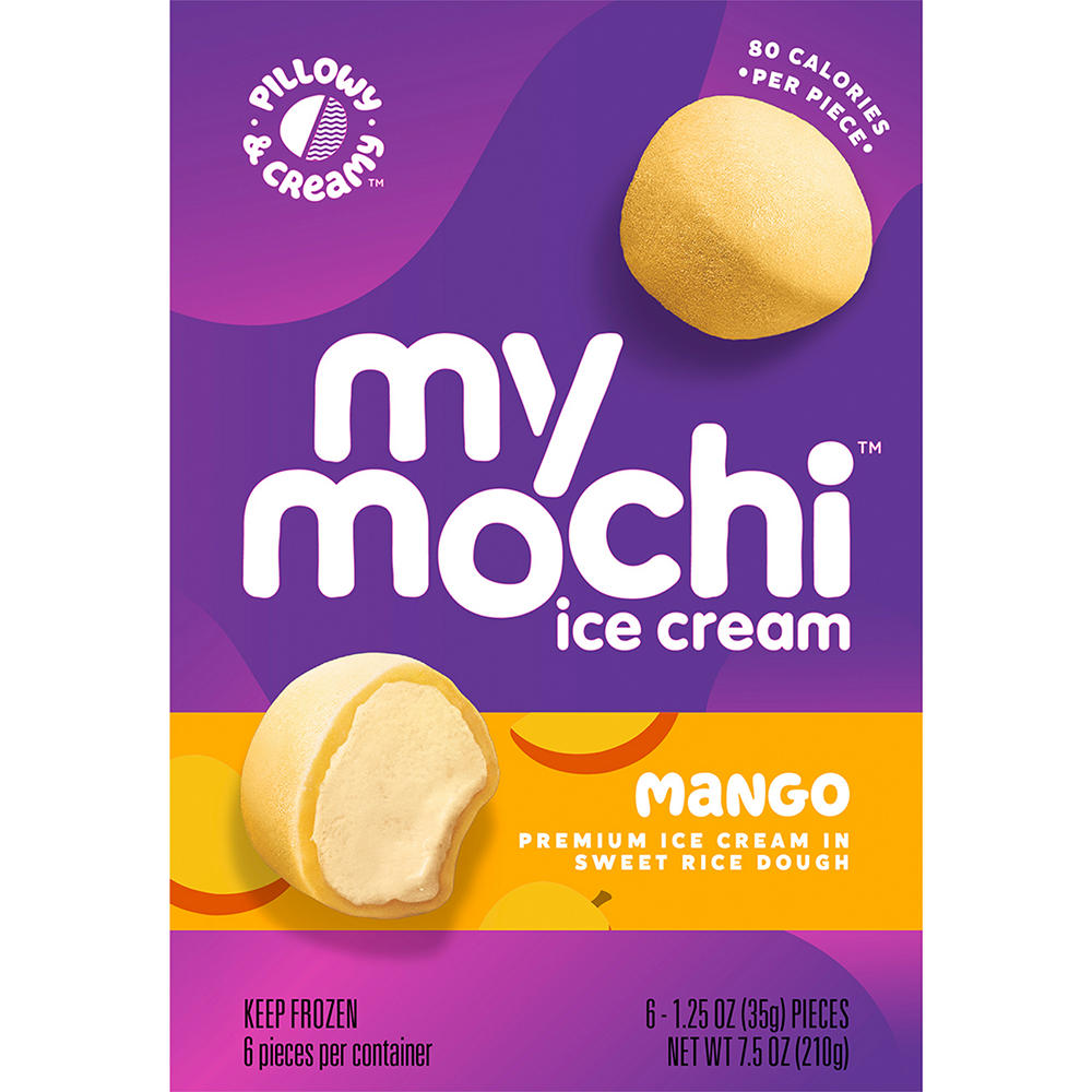 My/Mochi Mango Mochi Ice Cream, 6 ct