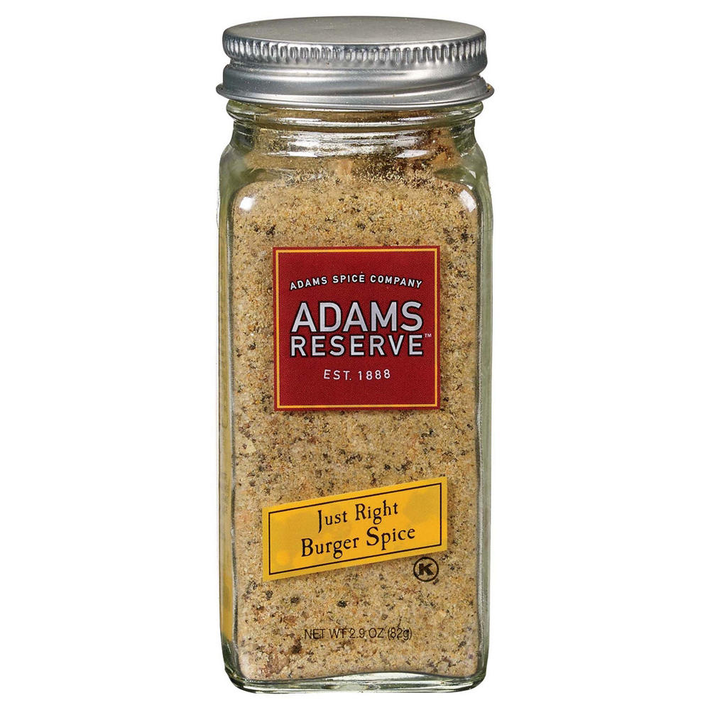 Adams Reserve Just Right Burger Spice, 2.9 oz