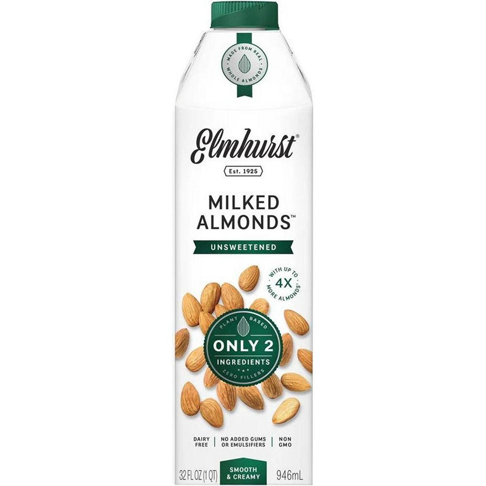Elmhurst Unsweetened Milked Almonds, 32 oz