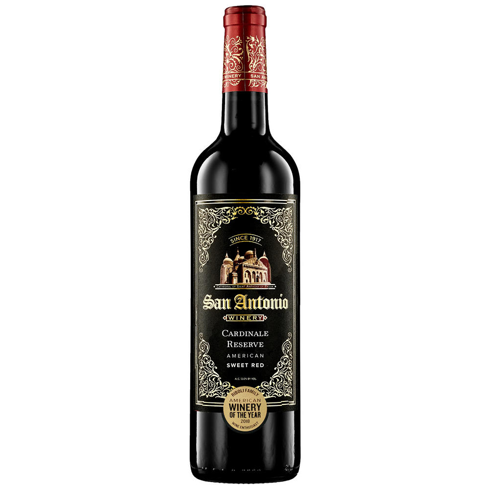 San Antonio Winery Cardinale Reserve American Sweet Red California Wine, 750 mL