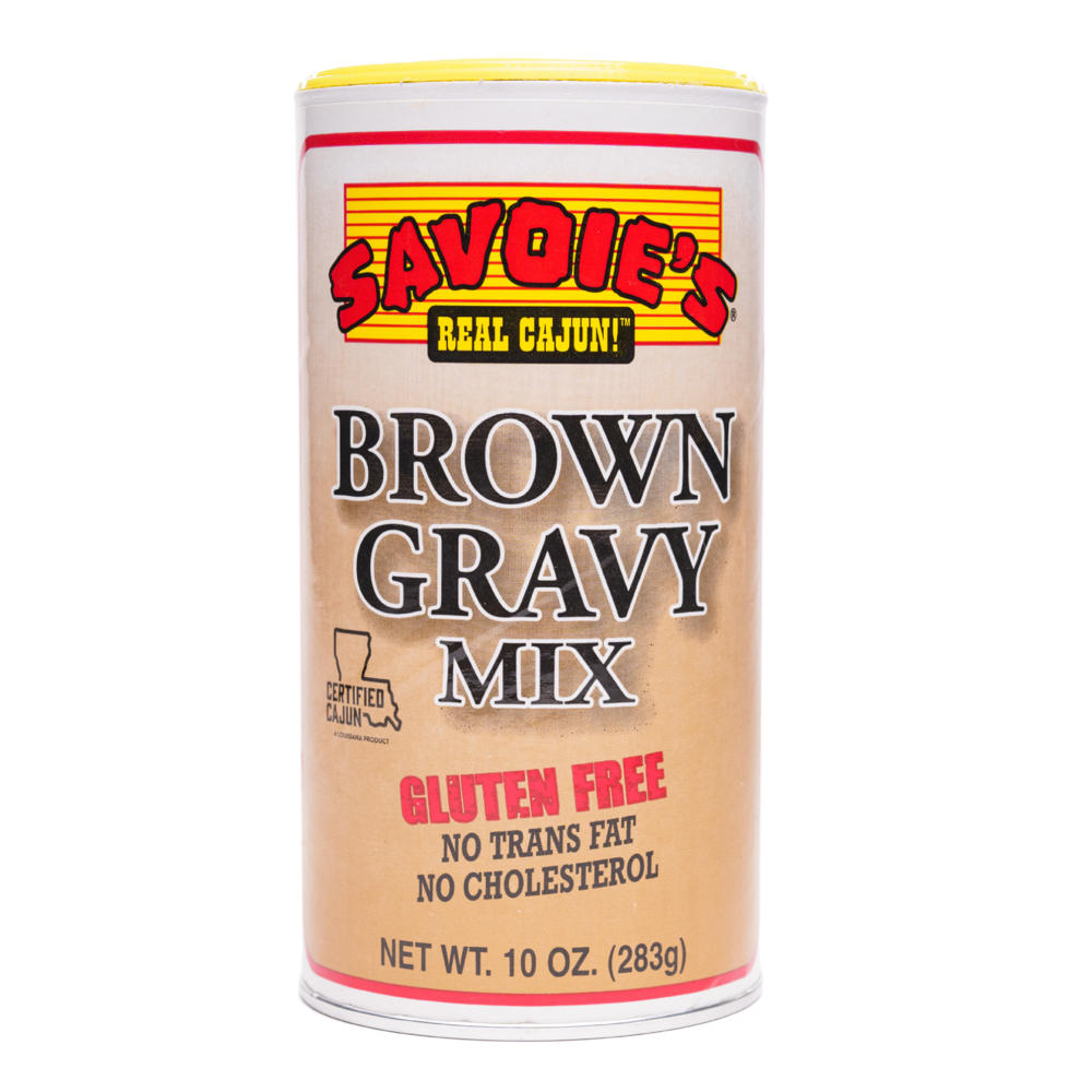 SAVOIE'S Real Cajun! Gluten Free Brown Gravy Mix, 10 oz
