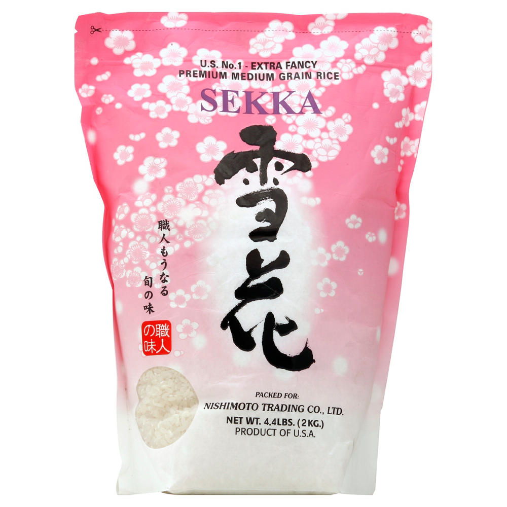 Shirakiku Sekka Medium Grain White Rice, 4.4 lbs
