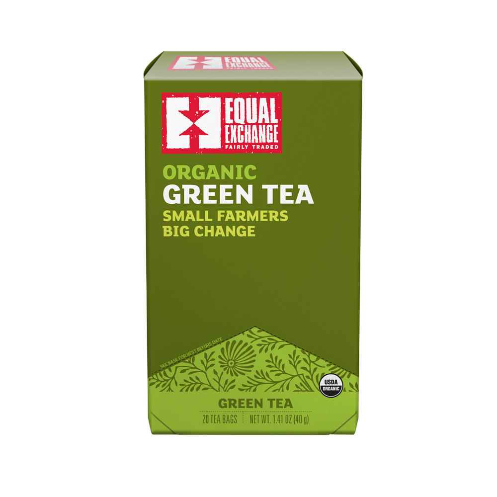 Equal Exchange Organic Green Tea, 20 ct
