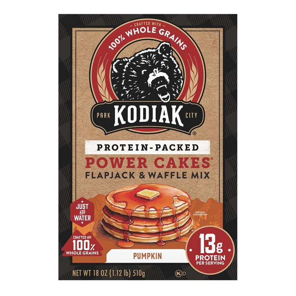 Kodiak 13g Protein Power Cakes Flapjack & Waffle Mix - Pumpkin, 18 oz