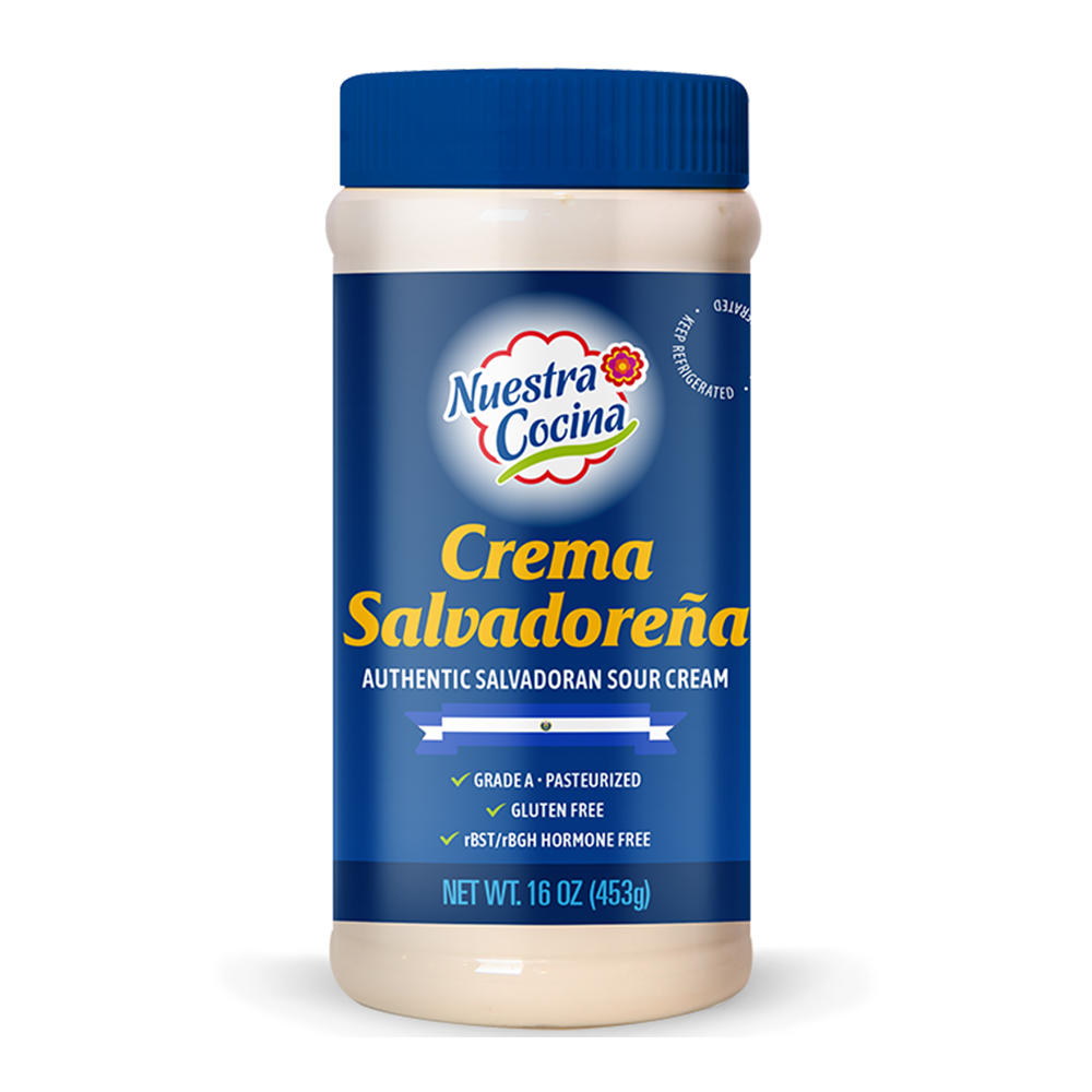 Nuestra Cocina Crema Salvadoreña Sour Cream, 16 oz