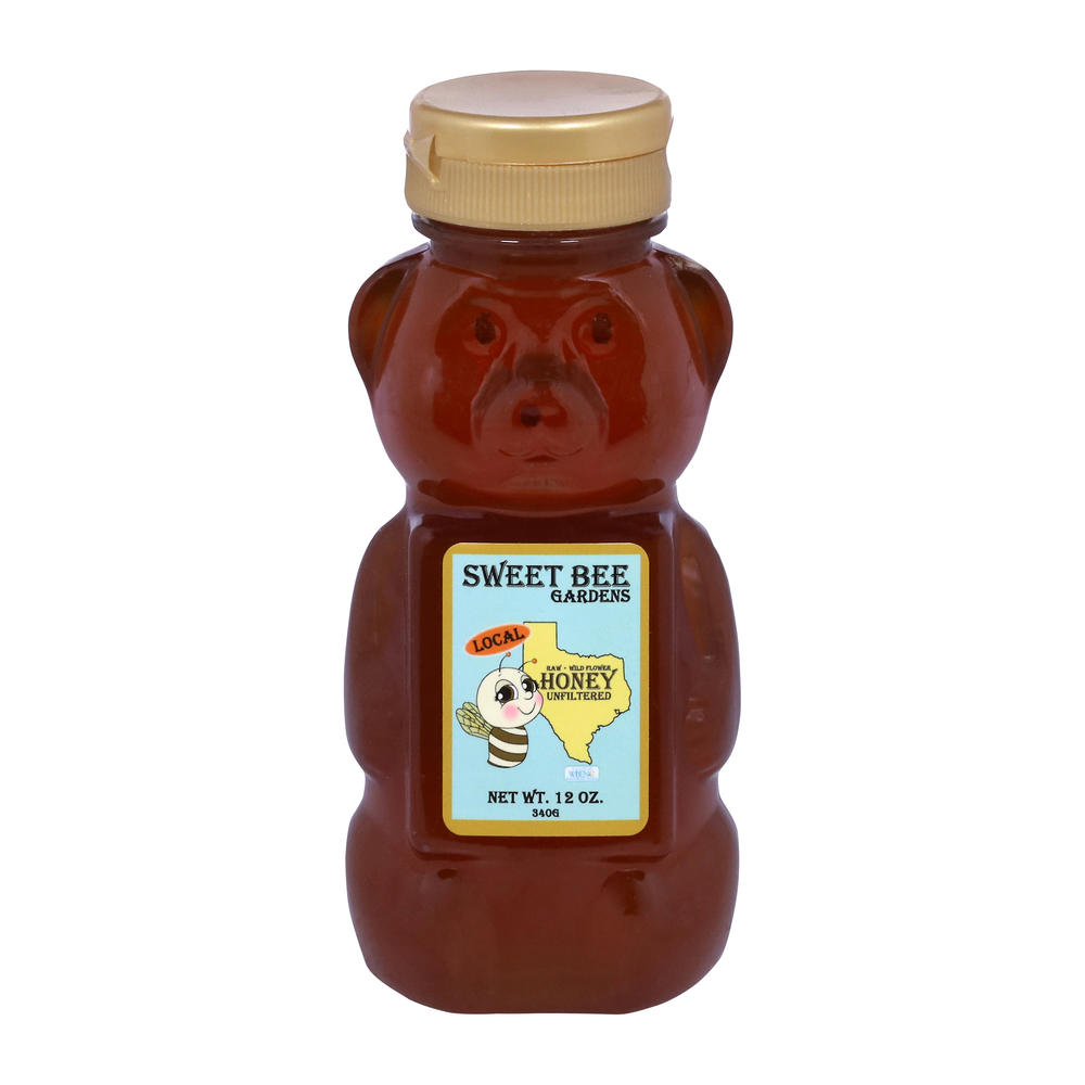 Sweet Bee Gardens Local Raw Unfiltered Wildflower Honey, 12 oz