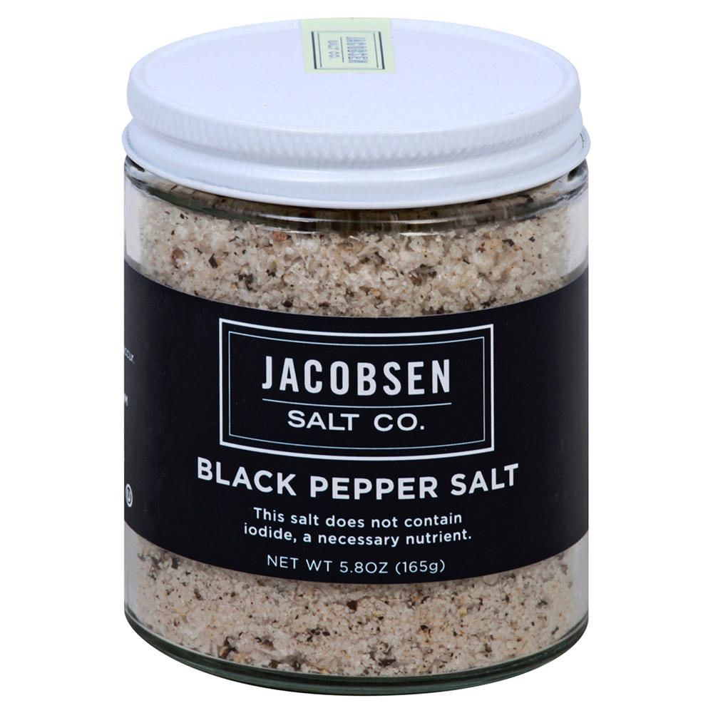 Jacobsen Black Pepper Salt Jar, 5.8 oz
