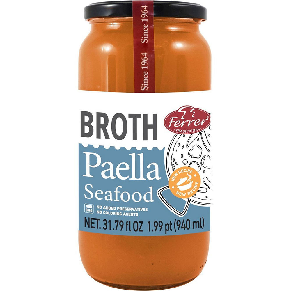 Ferrer Seafood Paella Broth, 31.79 oz