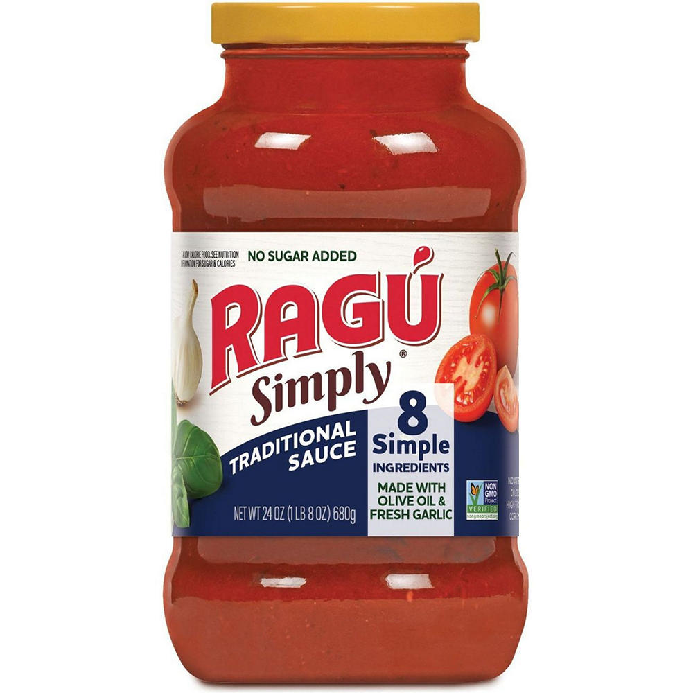 Ragu Simply Traditional Pasta Sauce, 24 oz