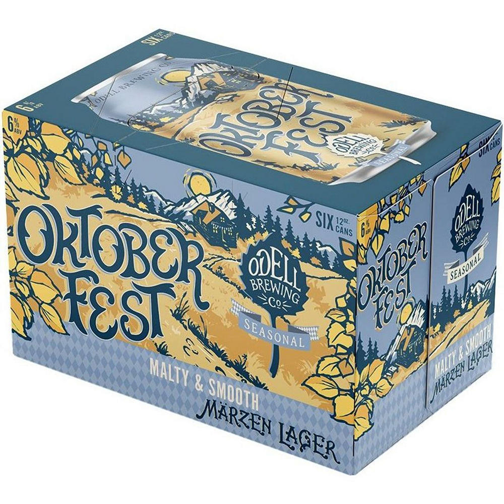 Odell Oktoberfest Seasonal Craft Beer 6 pk Cans, 12 oz