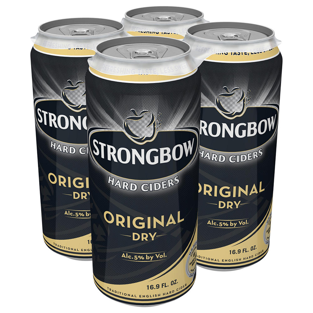 Stongbow Dry Cider 4 pk Cans, 16.9 oz