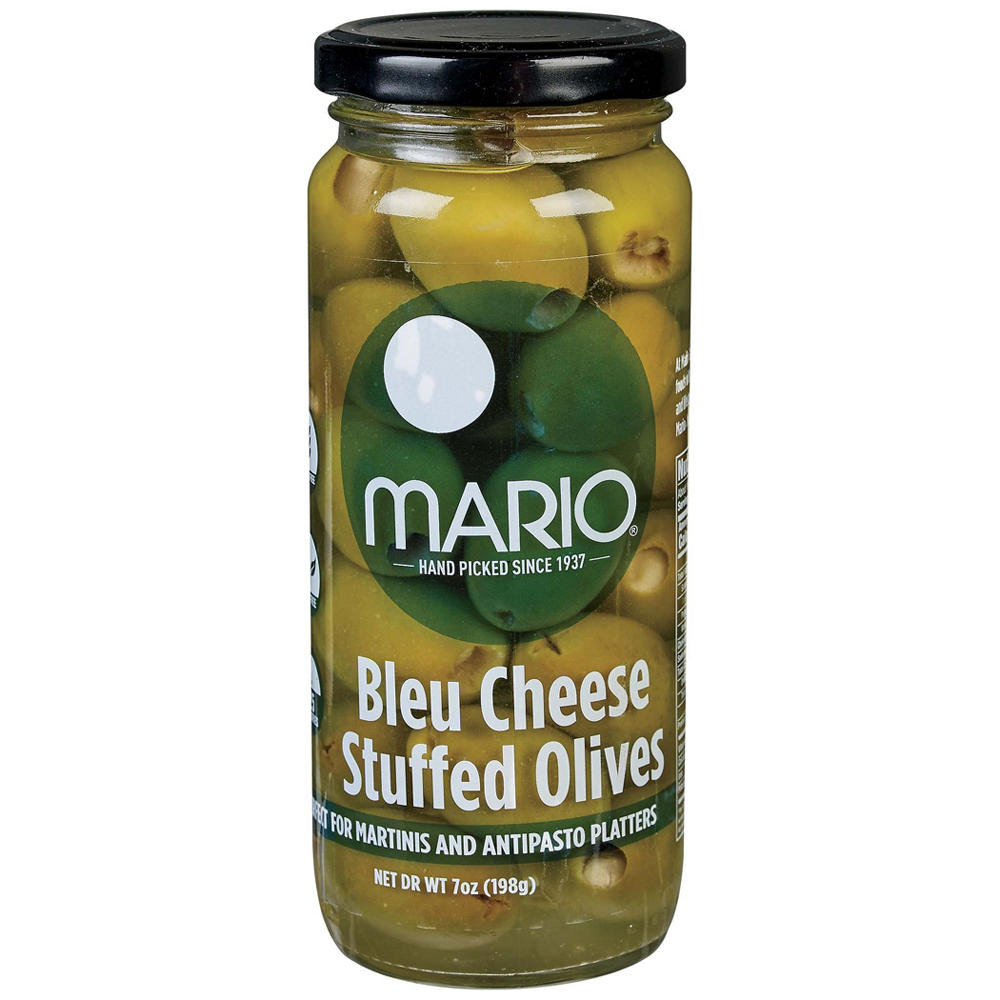 Mario Bleu Cheese Stuffed Olives, 7 oz