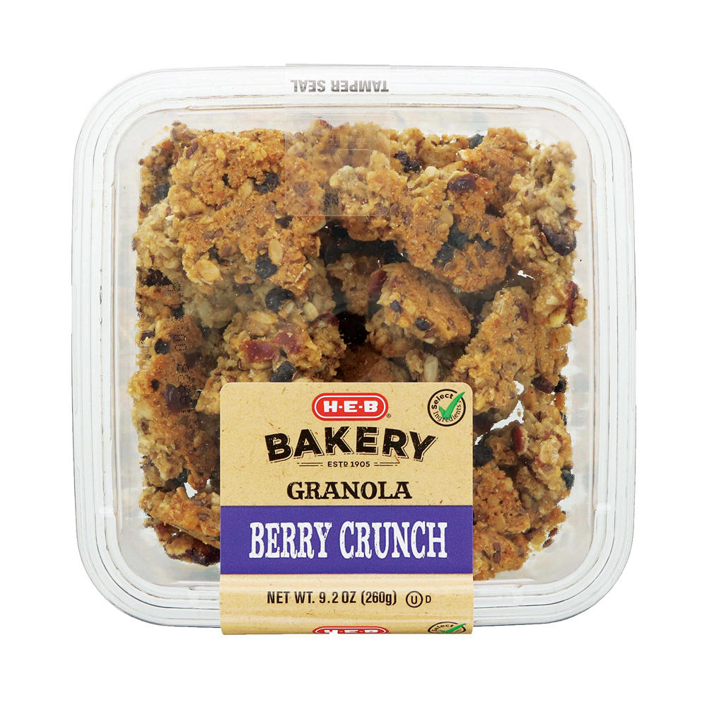 H-E-B Bakery Berry Crunch Granola, 9.2 oz