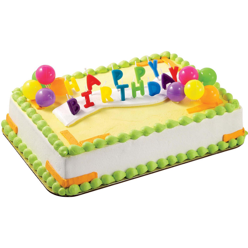 H-E-B Chocolate Cake with Vanilla Ice Cream & Deco, 1/4 Sheet