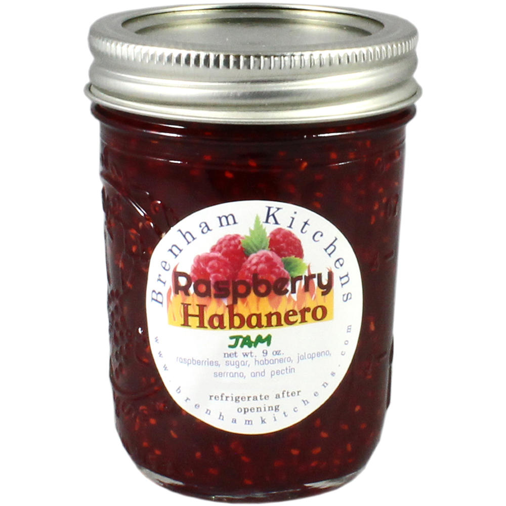 Brenham Kitchens Raspberry Habanero Jam, 9 oz