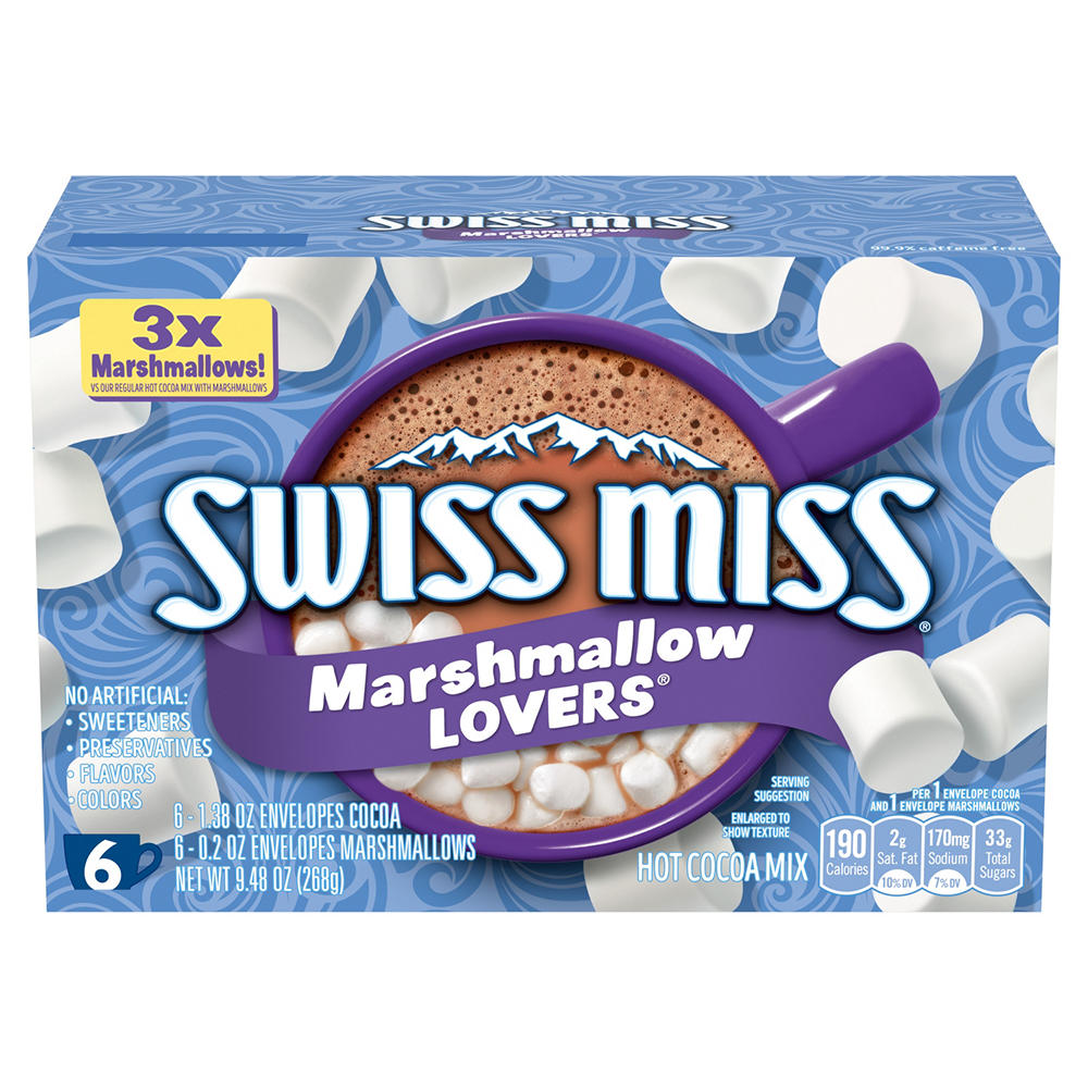 Swiss Miss Marshmallow Lovers Hot Cocoa Mix, 6 ct