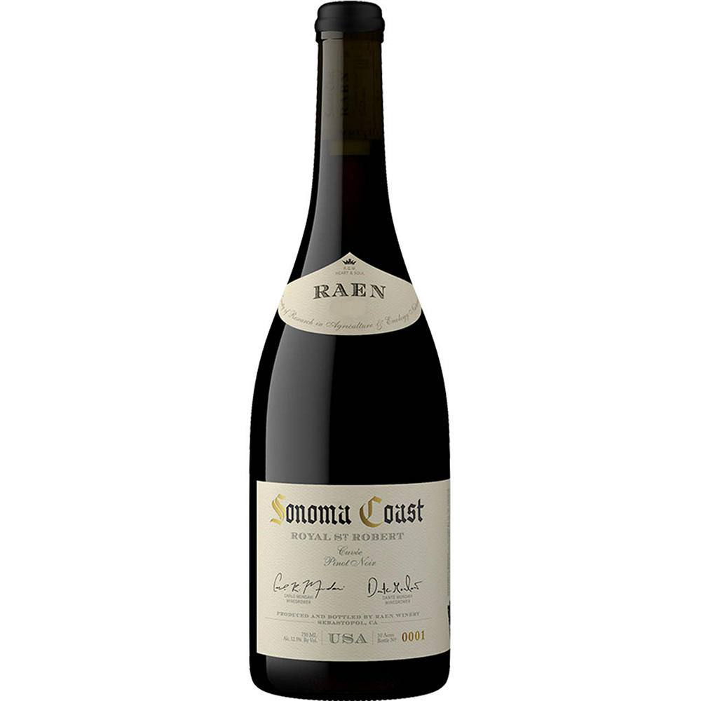 Raen Organic Sonoma Coast Pinot Noir California Red Wine, 750 mL