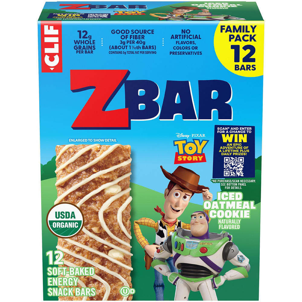 Clif ZBar Energy Snack Bars - Iced Oatmeal Cookie, 12 pk