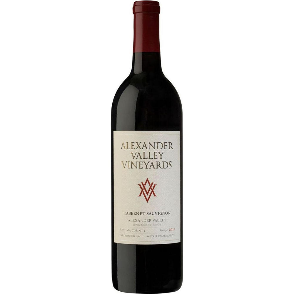 Alexander Valley Vineyards Cabernet Sauvignon California Red Wine, 750 ml