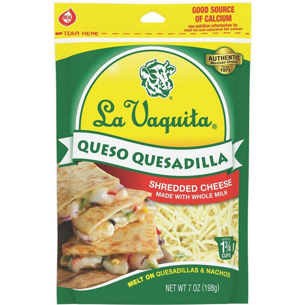 La Vaquita Queso Quesadilla Shredded Cheese, 7 oz