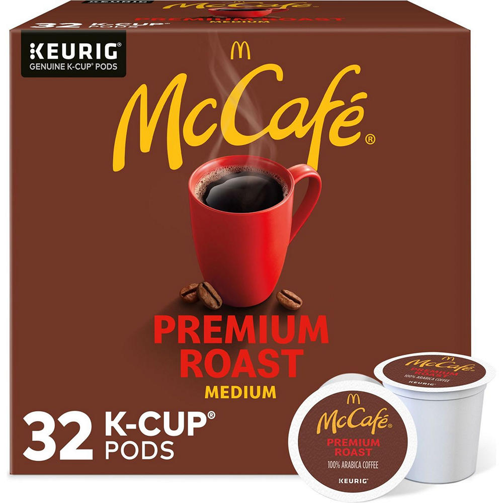 McCafe Premium Medium Roast Single Serve Coffee K Cups Value Pack, 32 ct