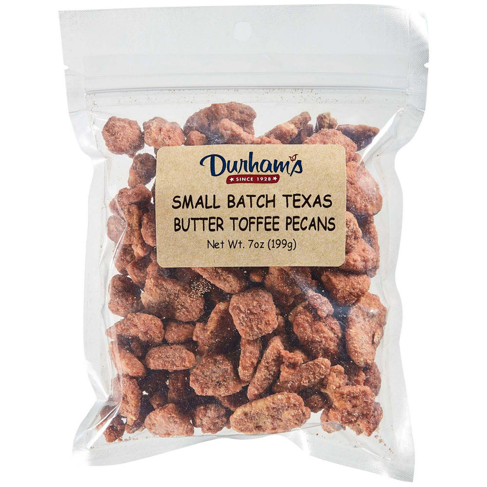 Durham-Ellis Pecan Small Batch Texas Butter Toffee Pecans, 7 oz
