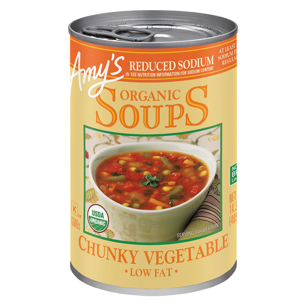Amy's Organic Reduced Sodium Chunky Vegetable Soup, 14.3 oz