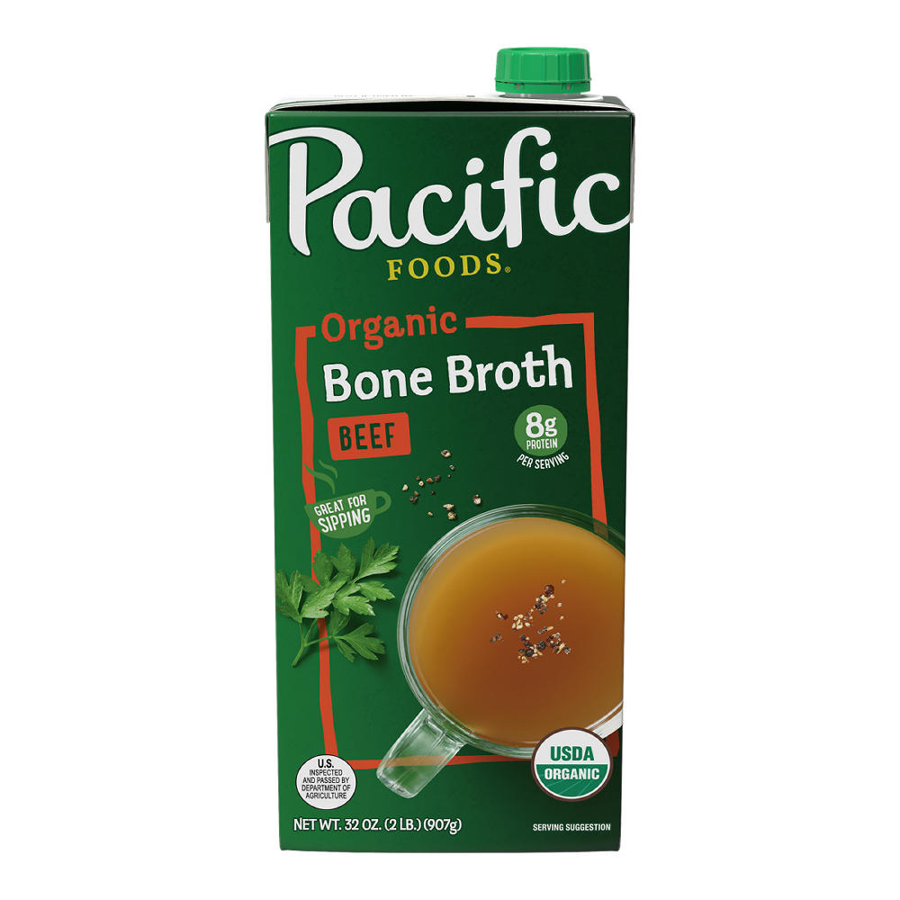 Pacific Foods Organic Beef Bone Broth, 32 oz