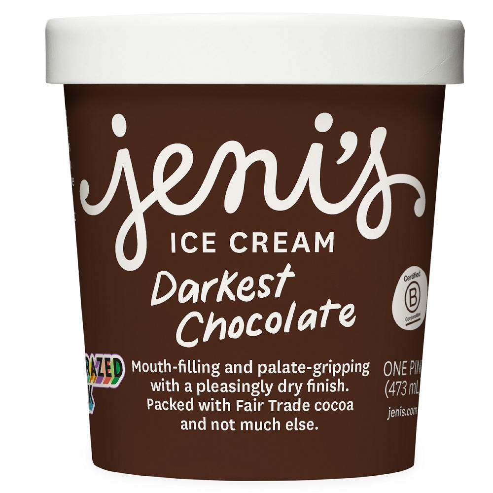 Jeni's Darkest Chocolate Ice Cream, 1 pt