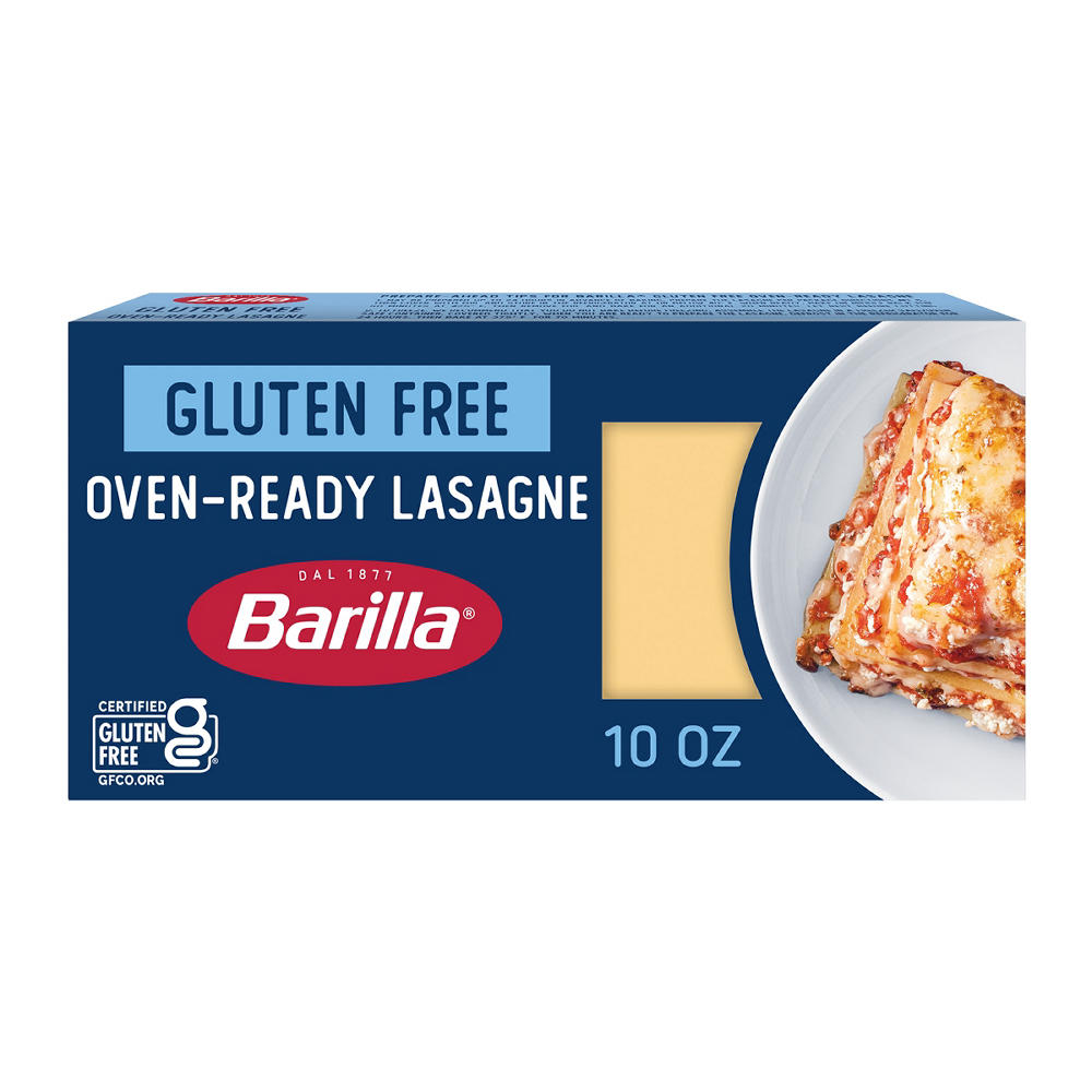 Barilla Gluten Free Oven Ready Lasagne Pasta, 10 oz
