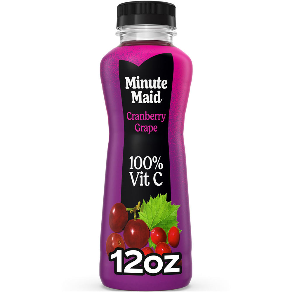 Minute Maid Cranberry Grape Juice Drink, 12 oz
